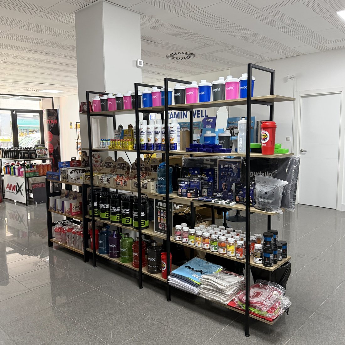 Zona de suplementación en PowerFitt Bilbao