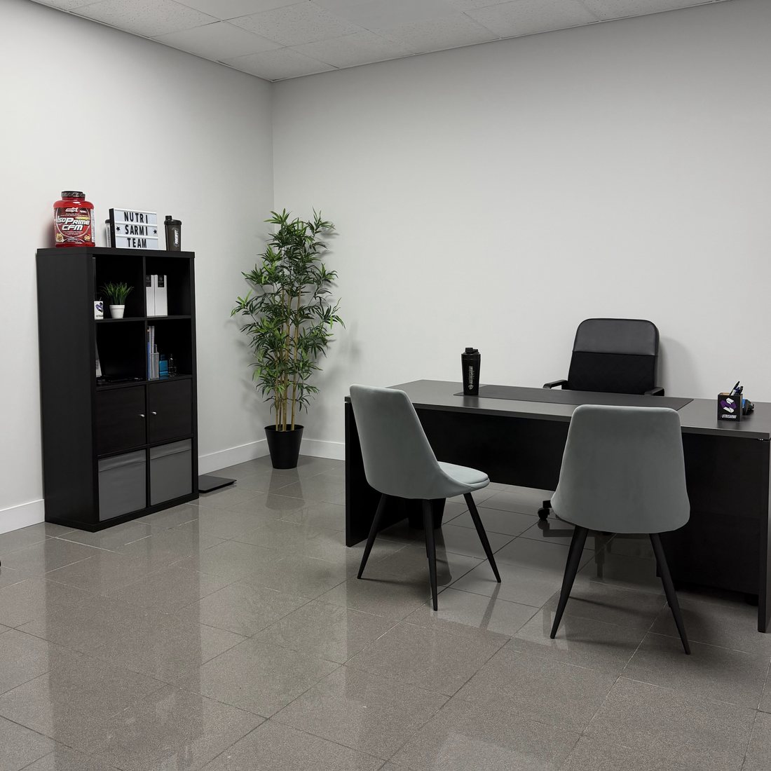 Sala de consultas de nutrición en PowerFitt Bilbao